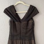 Tadashi Shoji Black Tulle Dress, Size 6, Tea Length Dress Photo 8