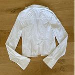 Lovers + Friends - Michelle Open Front Long Sleeve Shirt Top in White Photo 2