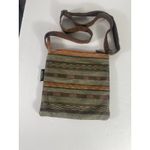 Laurel Burch Cotton Crossbody Bag Tribal Horse Art Earth Tones Sun N Sand Brown Photo 2