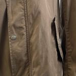 Club Monaco  Womens Jacket Hooded Lightweight Casual Utility 100%‎ Cotton Brown S Photo 4