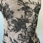 AGENDA | Floral Boat Neck Short Sleeve Sweater Sz SP Photo 2