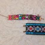 BEADED STRETCHY BELT WAISTBAND Blue Photo 9