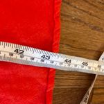 J.crew red orange jersey ruffle neck off shoulder midi dress M Size M Photo 6