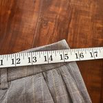 Massimo Dutti  slim chino modal cotton grey check trousers pants size 6 (30) Photo 14