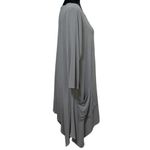 Cut Loose Gray Swing Tunic Dress Large Asymmetrical Lagenlook Boho Minimalist Photo 2