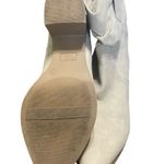 Women's White Ankle Boots Size 10 Photo 3
