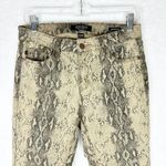 Judy Blue  Skinny Fit Snake Print Jeans Size 7/28 Animal Print Mid Rise Photo 6