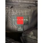 Gallery Smoky Lavender Gray Textured Hooded A-Line Coat Trench L Artsy Lagenlook Photo 2