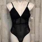 Bozzolo  Black Sheer Mesh Bodysuit – Sexy See-Through One-Piece lingerie (Size L) Photo 0