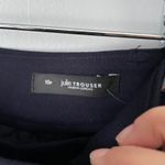 Loft Petite Julie Trouser Navy Blue Straight Leg Belted Dress Pants Size 10P Photo 8