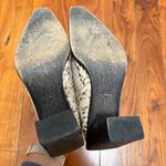 Free People  Silver Storm Mules in Snakeskin Leather 6.5 Photo 12