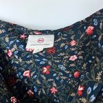 AG Adriano Goldschmied Women’s Blue Gia Floral Sleeveless Midi Dress Size Small Photo 6