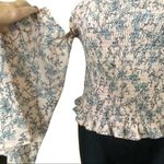 Parisian Sexy Floral Shirred Off Shoulder Top Size 14 Photo 5
