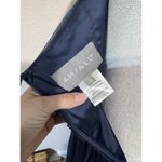 Amsale Sz 10 Navy Blue Silk Dress Formal One Shoulder Classic Bridesmaid Long Photo 3