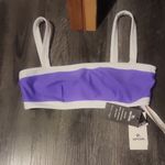 Rip Curl  Lavender and White Bandeau Photo 3