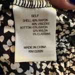 LPA Blouse Bodysuit in Little Leaves Long Sleeves Size XS Photo 12