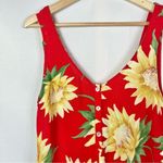 Show Me Your Mumu  Ellie Red Sunflower Fields Romper S Photo 3
