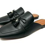 Coach black leather mules, size 8.5, EU39 Photo 2