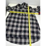 Free People  Walk in the Park Plaid Cozy Cowl Tunic Sweater w/ Pockets. Size M Photo 4