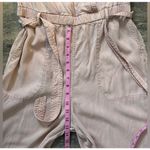 Abercrombie & Fitch  Womens Jumpsuit Pink V-Neck Short Sleeve Belted Casual Photo 5