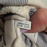 American Eagle  Blue & White Striped Linen Blend Peplum Tank Top Size Large Flowy Photo 7