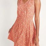 Old Navy  orange pink yellow floral vneck sundress Photo 0