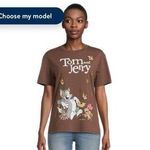 Hybrid Tom And Jerry Women's Short Sleeve Graphic T-Shirt Tee X-Large Photo 3