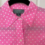 Ralph Lauren pink polka dot long sleeved shirt Photo 1