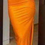 Amazon Orange and Pink Tie Dress Photo 0