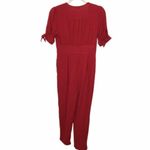 re:named  NEW Cherry Red Romper Short Sleeves P1991 Small Cropped Photo 2