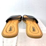 Born 8 Preppy Women's Black and Tan Slide Sandals Photo 3