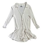 Free People Beach Stretchy Skirted Lively Romper in Natural Size Small Photo 5