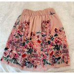 Bobeau floral skirt size large waist 32” length 25” Photo 4