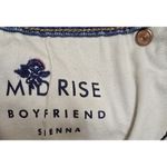 Lucky Brand Embroidered Floral High Rise Cropped Jeans Denim Blue Size 6/28 Photo 5