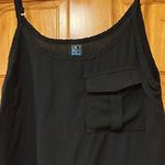Lucy Love  Black Cami Spaghetti Strap Shirt Lightweight Top Photo 1