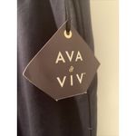 Ava & Viv  Women's Gray Jogging Pants Sweatpants Elastic Waist Size 1X Photo 3