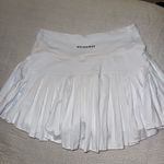 Gold Hinge Women's White Pleated Skirt Photo 1