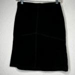 Rampage ‎ Suede Leather Black Skirt Photo 5