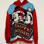Disney Mickey and Minnie, custom Red and Blue Holiday Hoodie! Photo 0