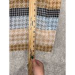 Roberta Roller Rabbit Roller Rabbit Womens Medium Popover Orange Blue Hounds Tooth Print Chiffon Sheer Photo 5