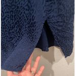 Motel Satin Cheetah Navy Mini Slip Dress Photo 3