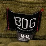 Urban Outfitters BDG Olive Green Cotton Velvet Button Front Mini Skirt Photo 2