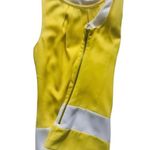 Forever 21 Yellow & White Striped Keyhole Shift Dress Size Medium Photo 3