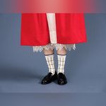 HANSEL FROM BASEL Plot Crew Socks NWT White Photo 2