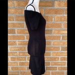Helmut Lang 
Black Knit One Shoulder Dress small Photo 6