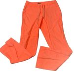 J.Crew  orange coral color city fit linen Blend pants size 0 Photo 0