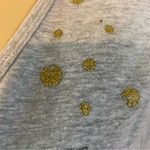 Hanes GRAY AND PINK FLORAL PRINT W/GLITTER ACCENTS TEE SHIRT (XL) Photo 5