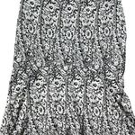 Elliatt Autonomy Black & White Print Cowl Neck Backless Party Maxi Dress Formal Photo 4