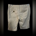 Tory Burch  Tan Flat Front Shorts Photo 3