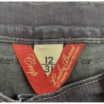 Lucky Brand  Dungarees Jeans‎ Easy Rider Crop Women's Size 12/31" Dark Wash EUC Photo 2